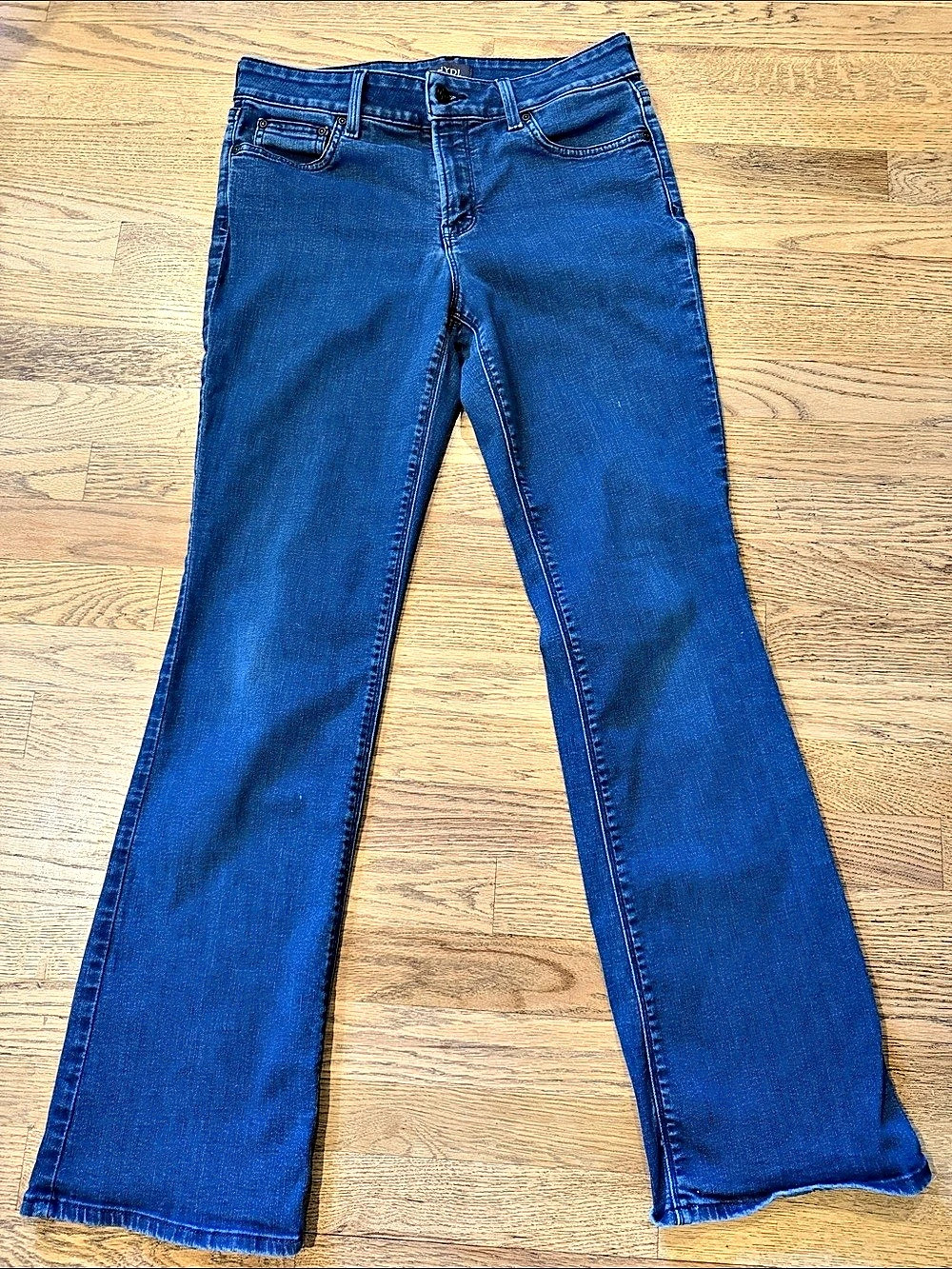 NYDJ Barbara Bootcut Jeans Sz 10, GREAT CONDITION, Wash Lift Tuck Denim Med Wash
